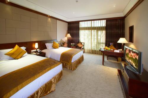 Crowne Plaza Hangzhou Xanadu Resort חדר תמונה